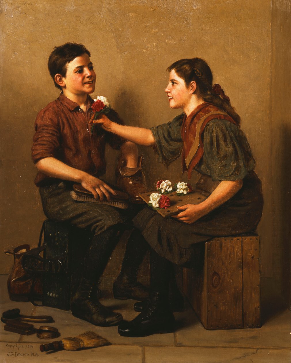 Tylko nikiel, Joe, 1906 autorstwa John George Brown