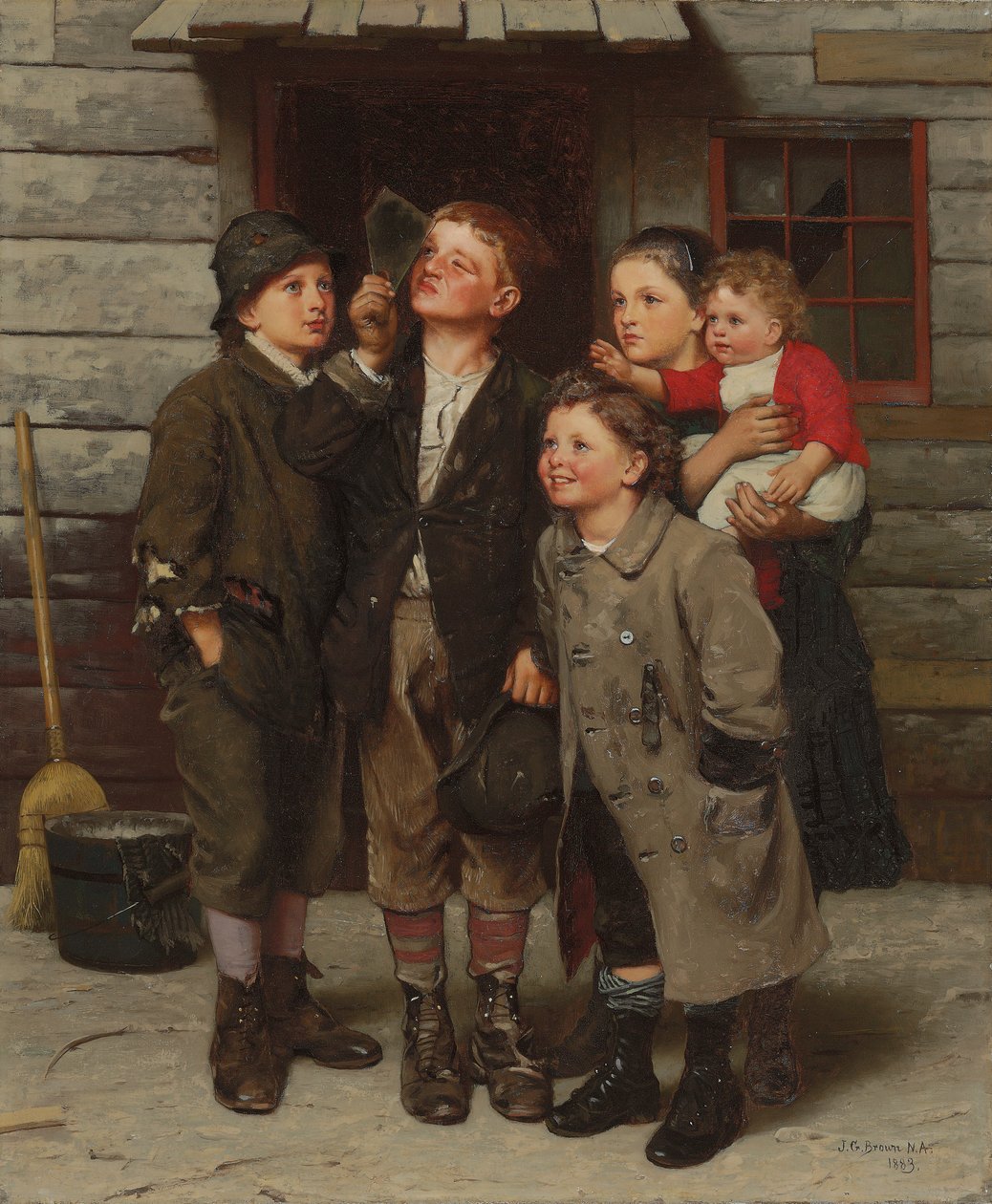 Tranzyt Wenus, 1883 autorstwa John George Brown