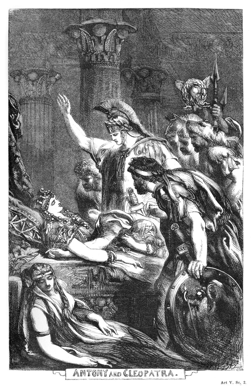 Antoniusz i Kleopatra autorstwa John Gilbert
