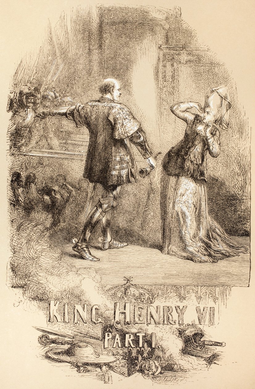 Henryk VI, część I, 1890 autorstwa John Gilbert