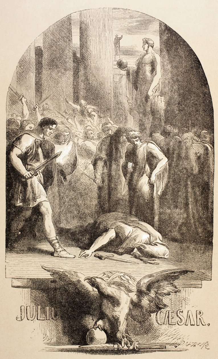 Juliusz Cezar, 1890 autorstwa John Gilbert