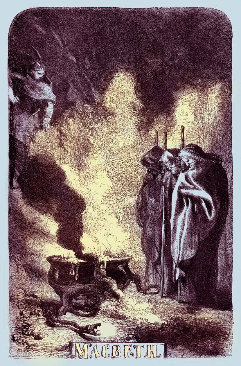 Makbet autorstwa John Gilbert