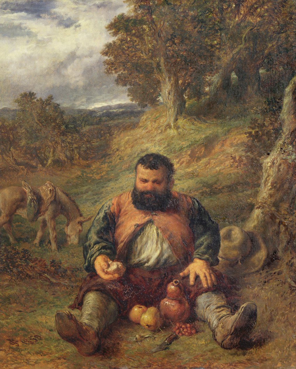 Sancho Pansa, 1859 autorstwa John Gilbert