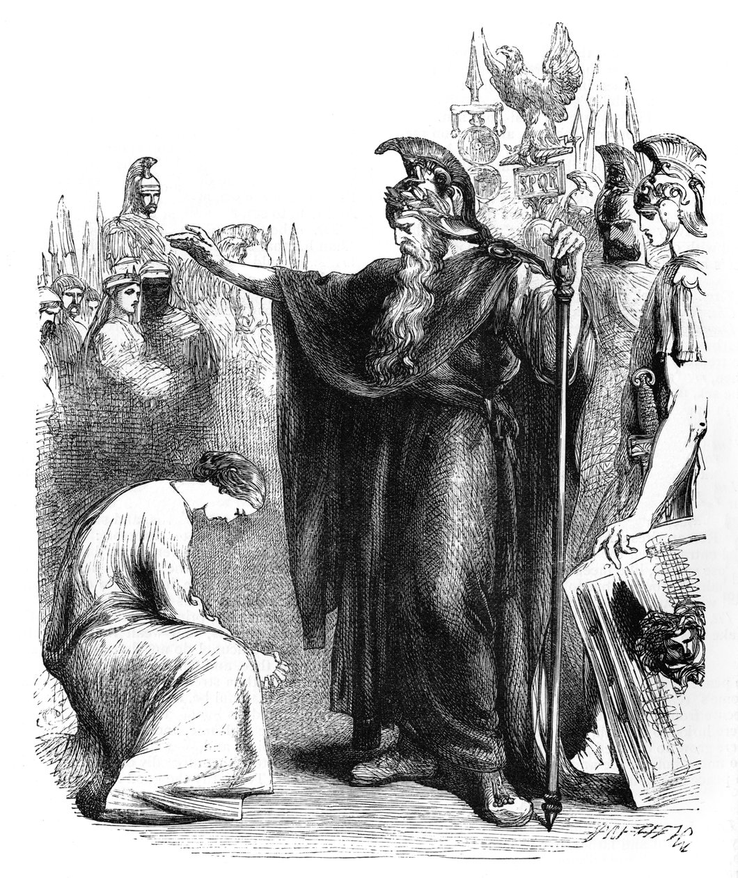 Tytus Andronikus Williama Szekspira autorstwa John Gilbert
