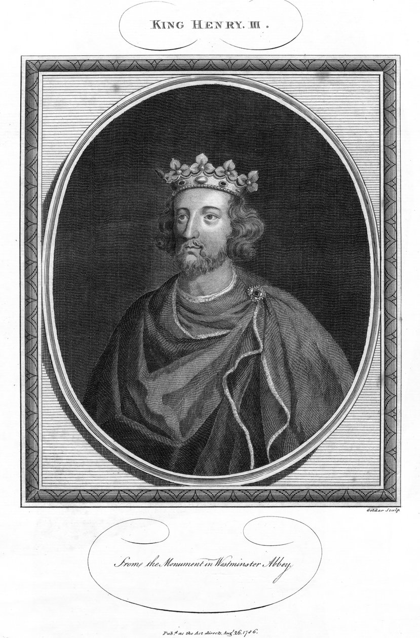 Król Henryk III, 1786. autorstwa John Goldar
