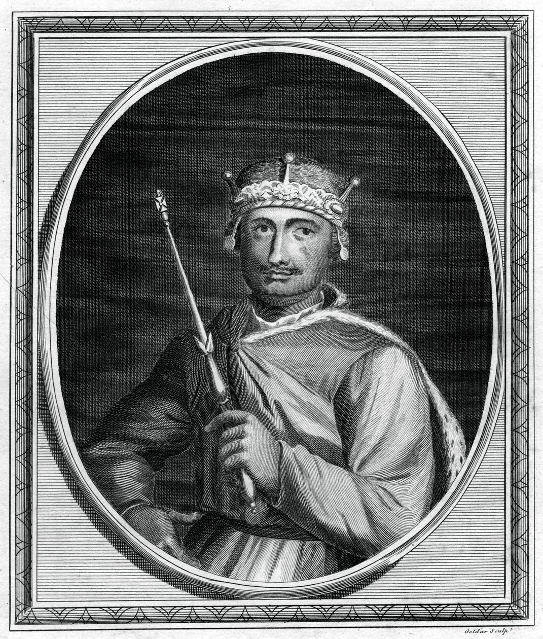 Król Anglii Wilhelm II, 1786. autorstwa John Goldar