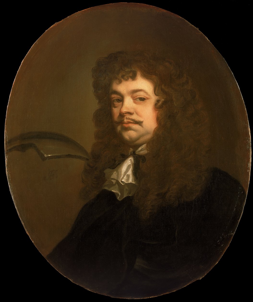 Oficer morski, ok. 1675 (olej na płótnie) autorstwa John Greenhill