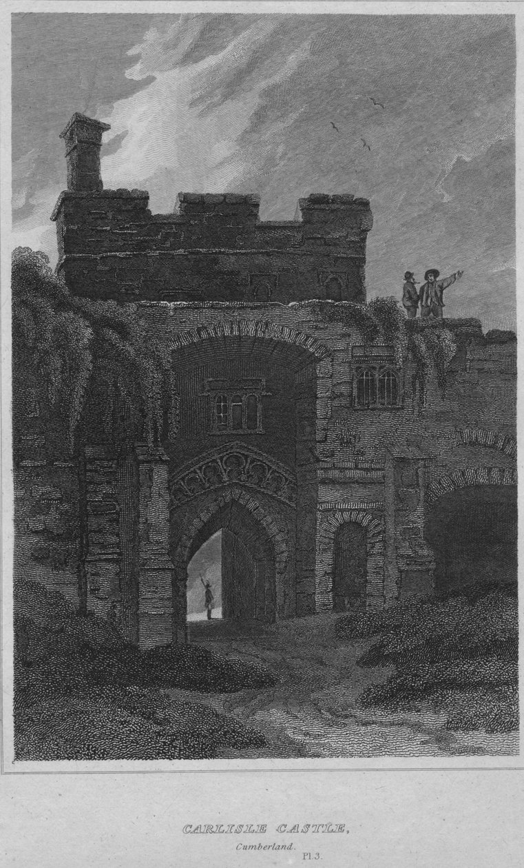 Zamek Carlisle, Cumberland, 1814 autorstwa John Greig