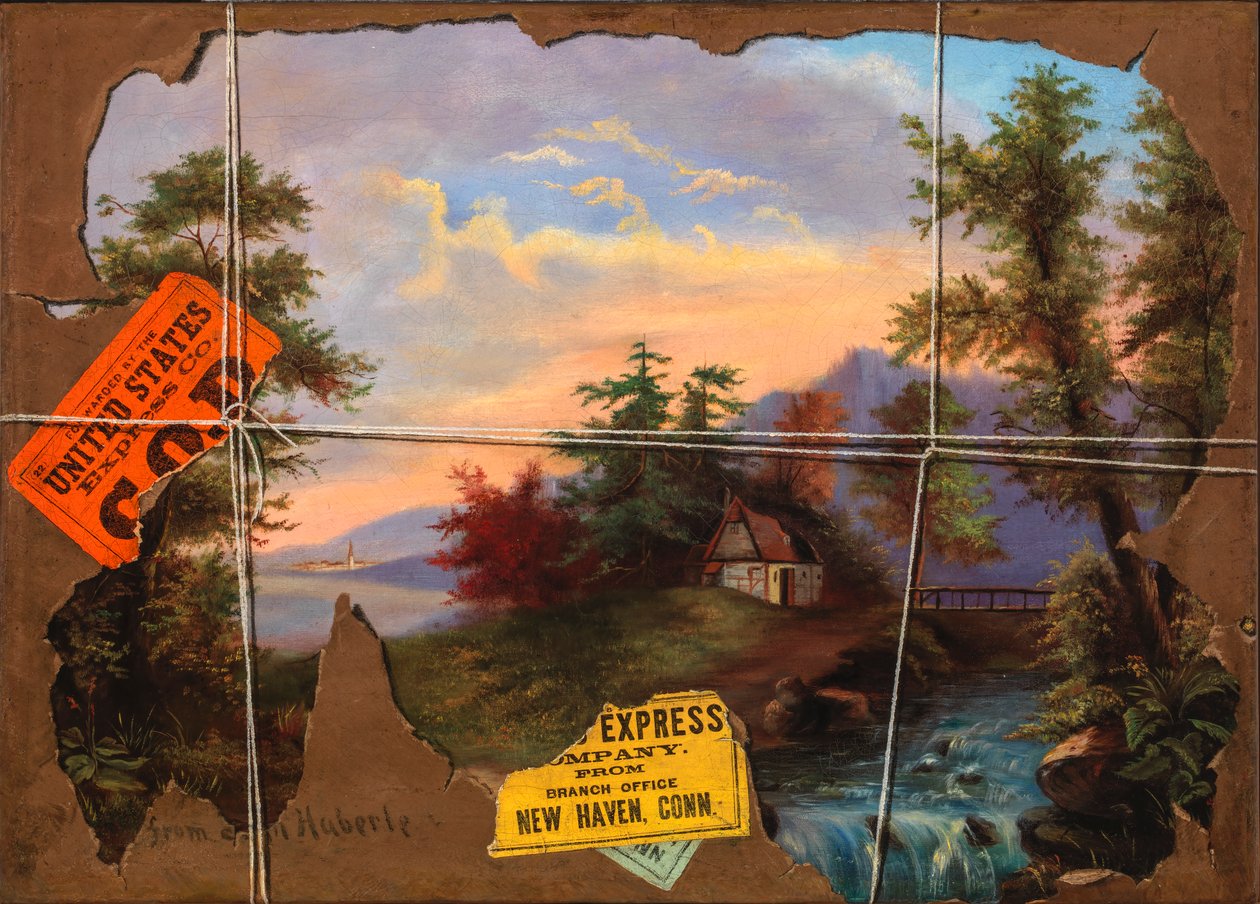 Rozdarty w tranzycie, ca. 1890-1895. autorstwa John Haberle