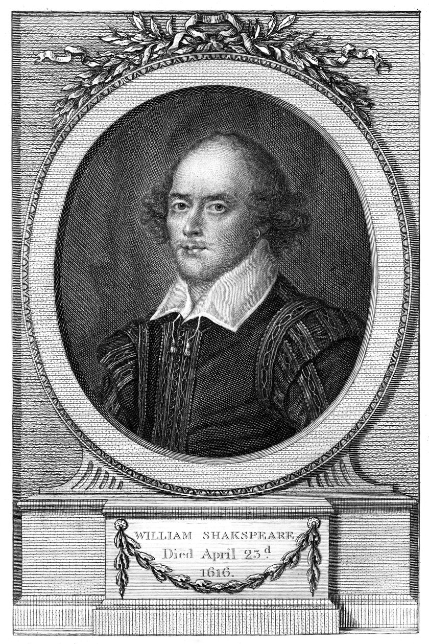 William Szekspir, angielski poeta i dramaturg, 1820 autorstwa John Hall