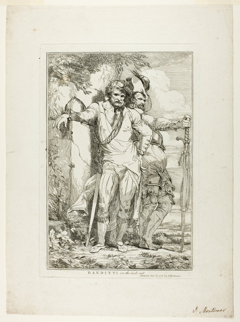 Banditti on the Lookout autorstwa John Hamilton Mortimer