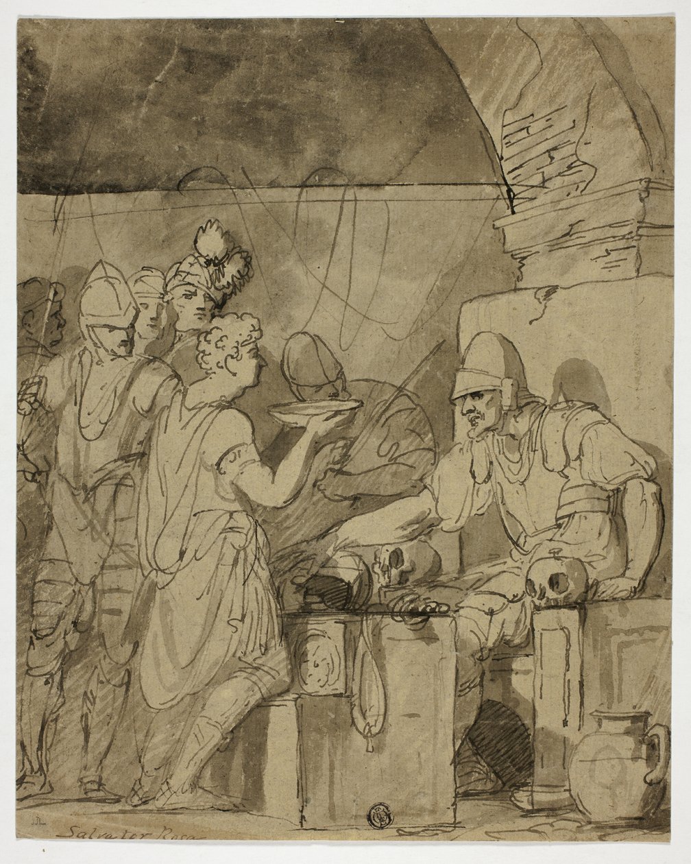 Żołnierze odświeżają się autorstwa John Hamilton Mortimer