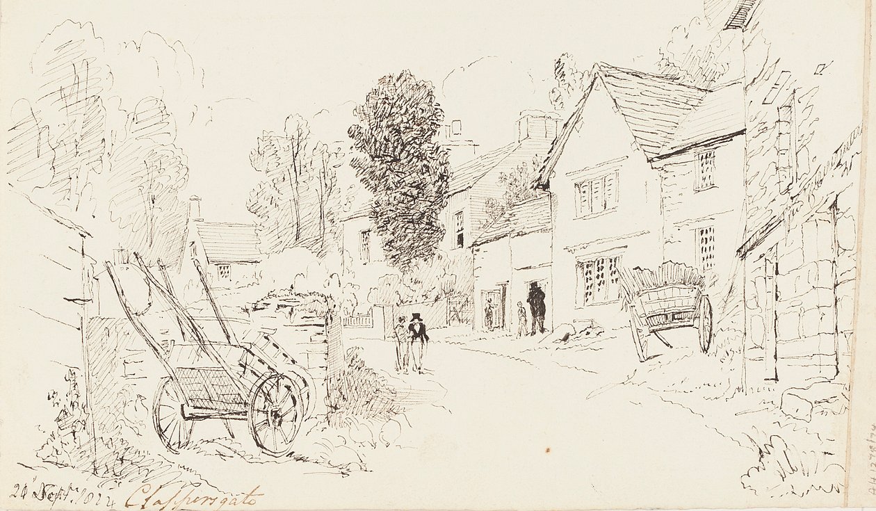Clappersgate, 1823 r. autorstwa John Harden