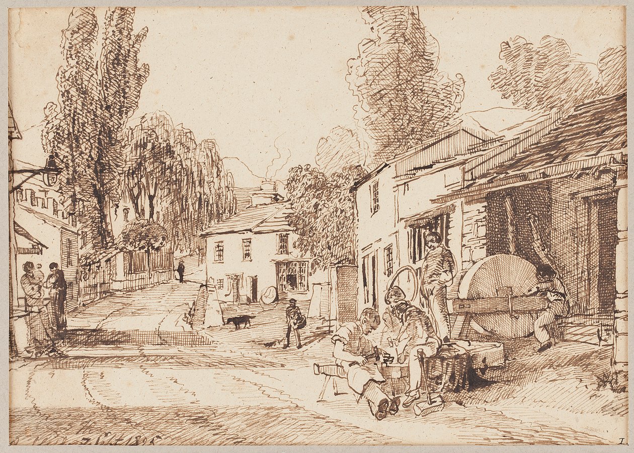 Rynek, 1825 r. autorstwa John Harden