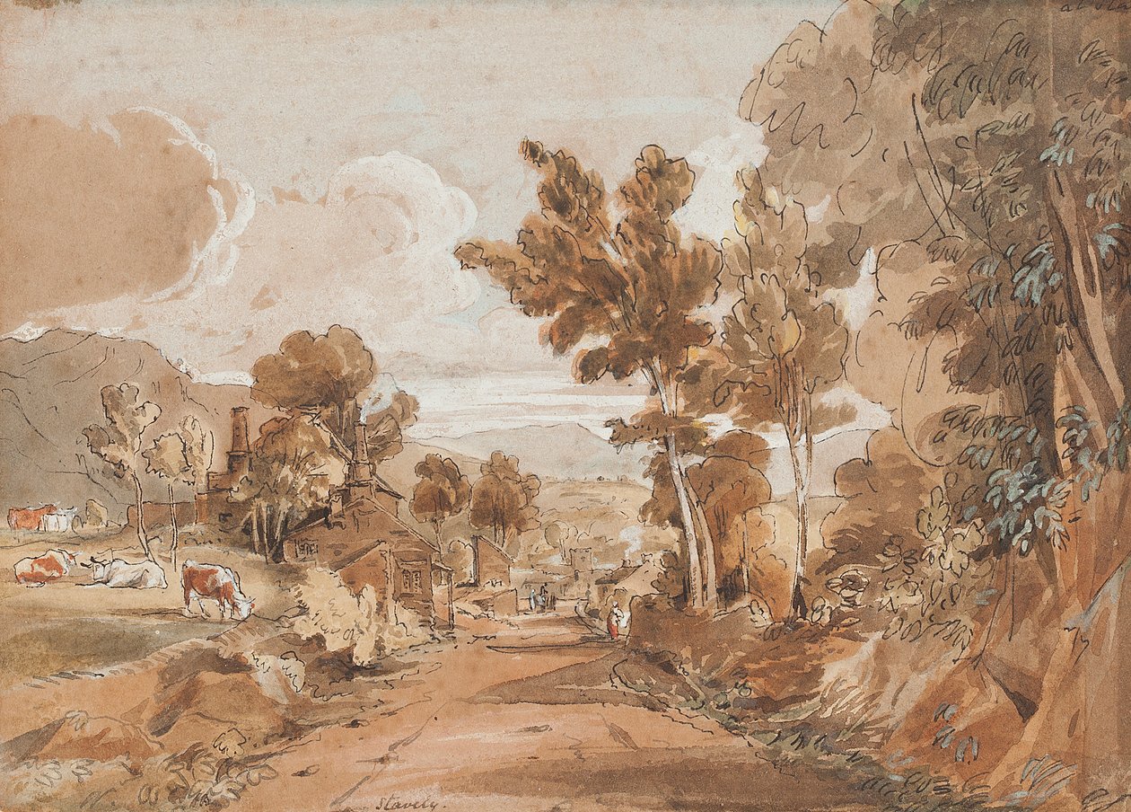 Staveley (wc na papierze) autorstwa John Harden