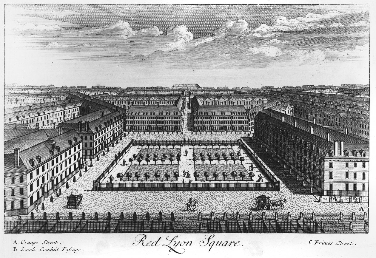 Plac Czerwony Lyon autorstwa John Harris