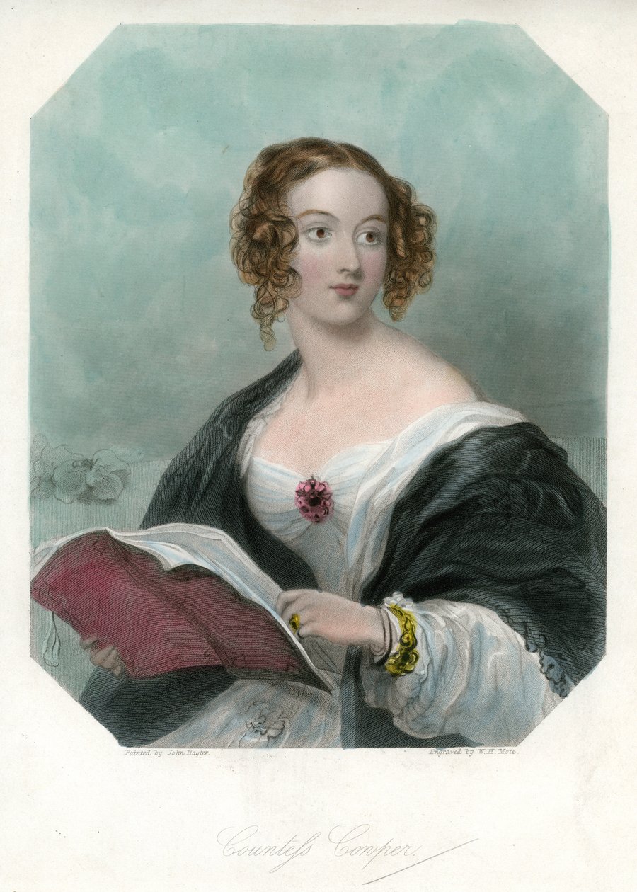 Hrabina Cowper, c1865-1890 autorstwa John Hayter