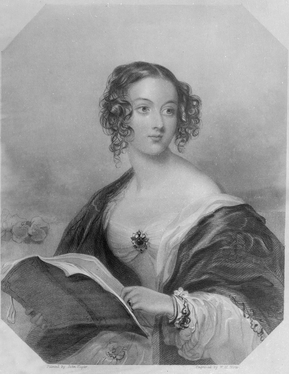 Emily Mary, hrabina Cowper (Grawerowanie) autorstwa John Hayter