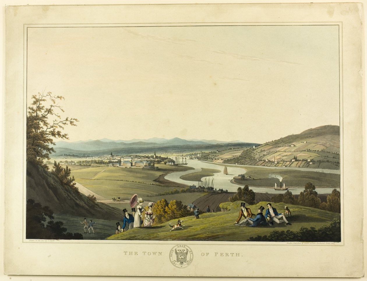 Miasto Perth autorstwa John Heaviside Clark
