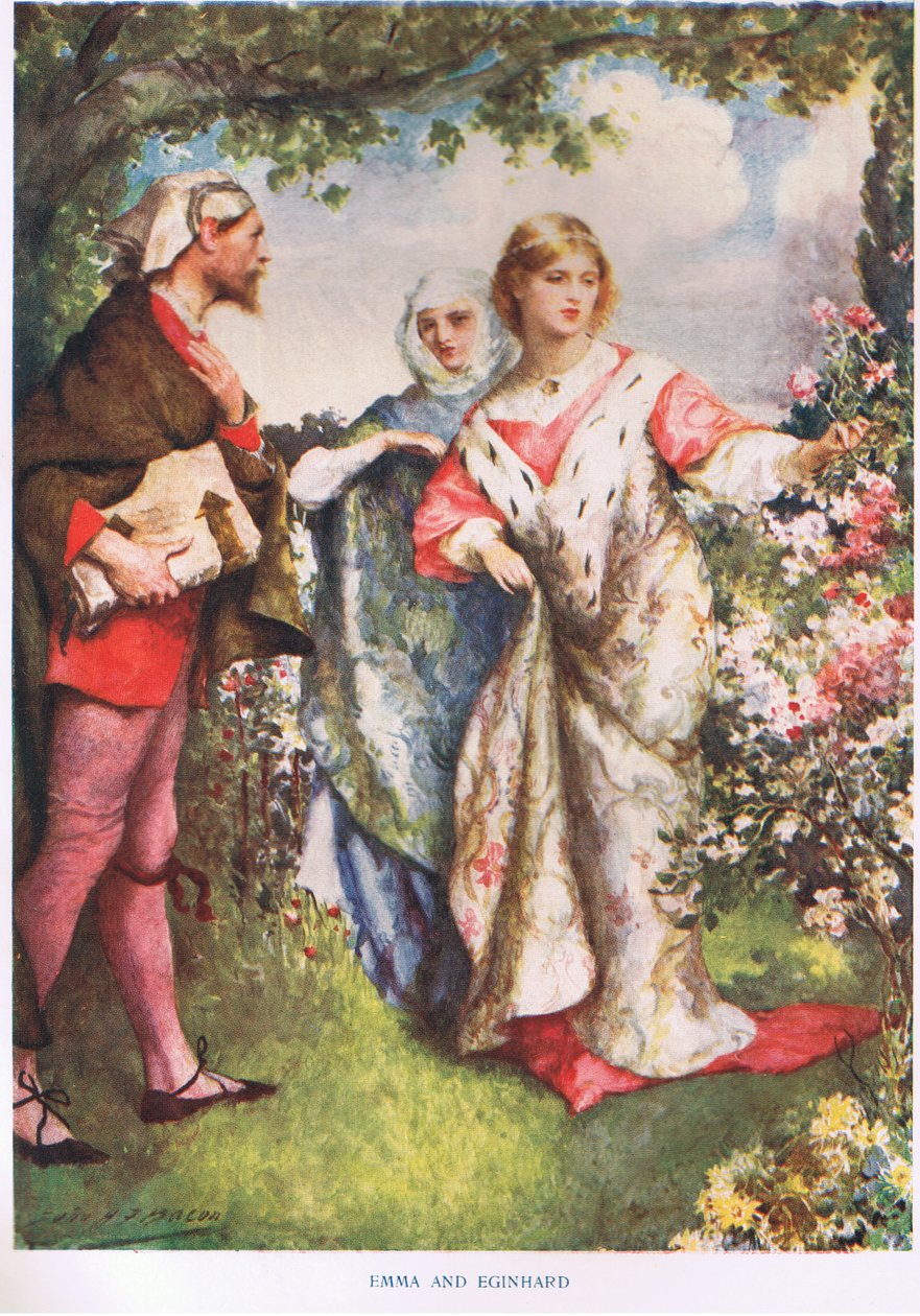 Emma i Eginhard autorstwa John Henry Frederick Bacon