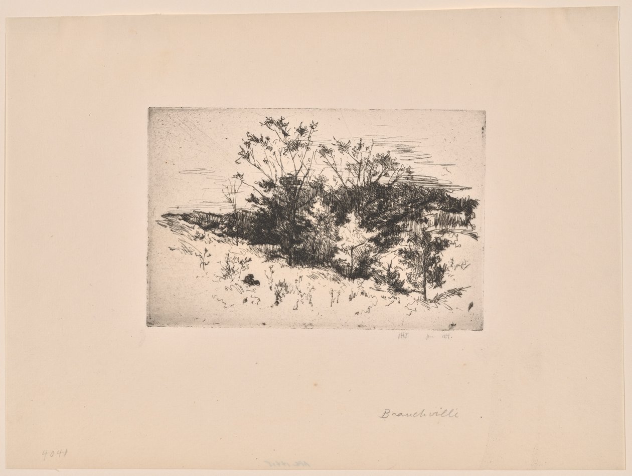 Jesienny krajobraz autorstwa John Henry Twachtman