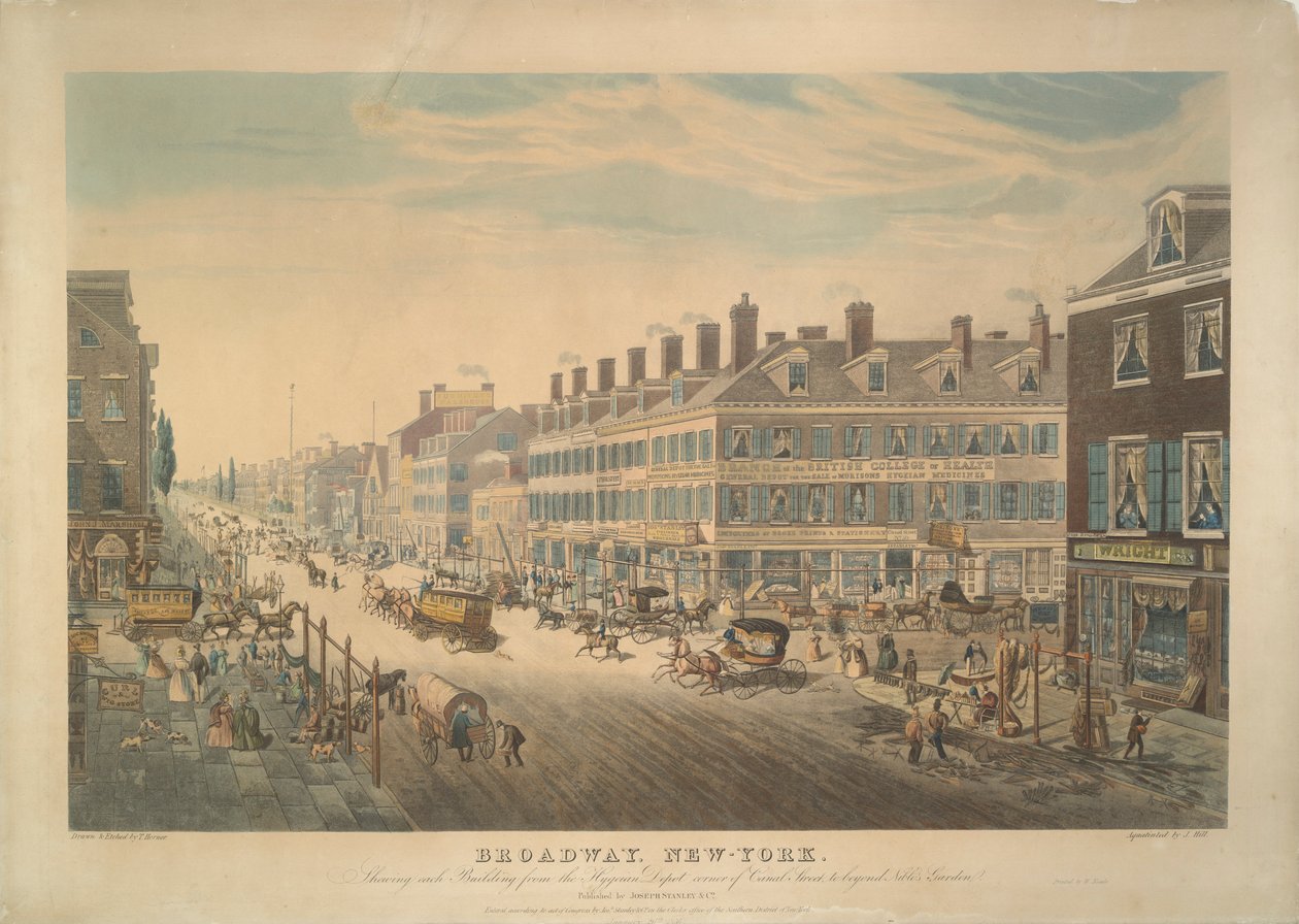 Broadway, Nowy Jork autorstwa John Hill