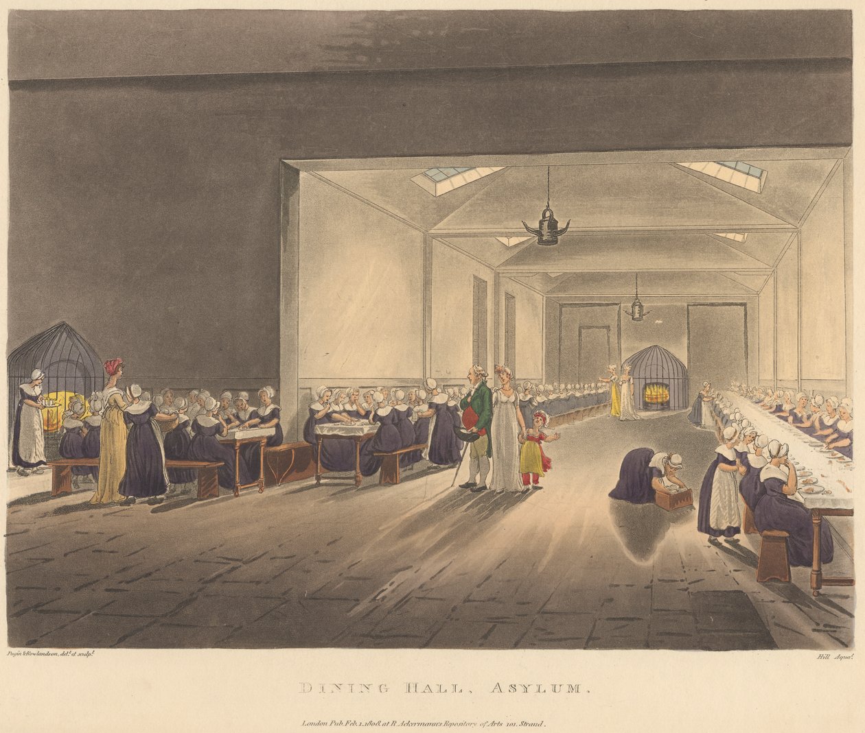 Jadalnia, Azyl autorstwa John Hill