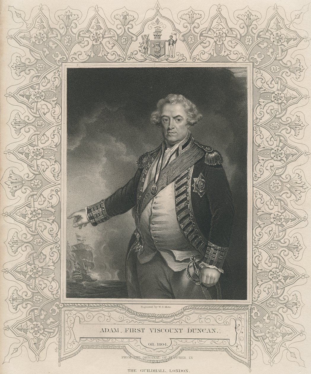 Adam Duncan, 1. wicehrabia Duncan z Camperdown autorstwa John Hoppner