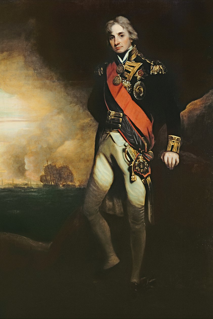 Horatio, wicehrabia Nelson autorstwa John Hoppner