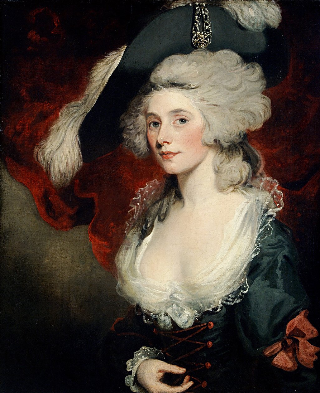 Mary Robinson (1758-1810) jako "Perdita". autorstwa John Hoppner