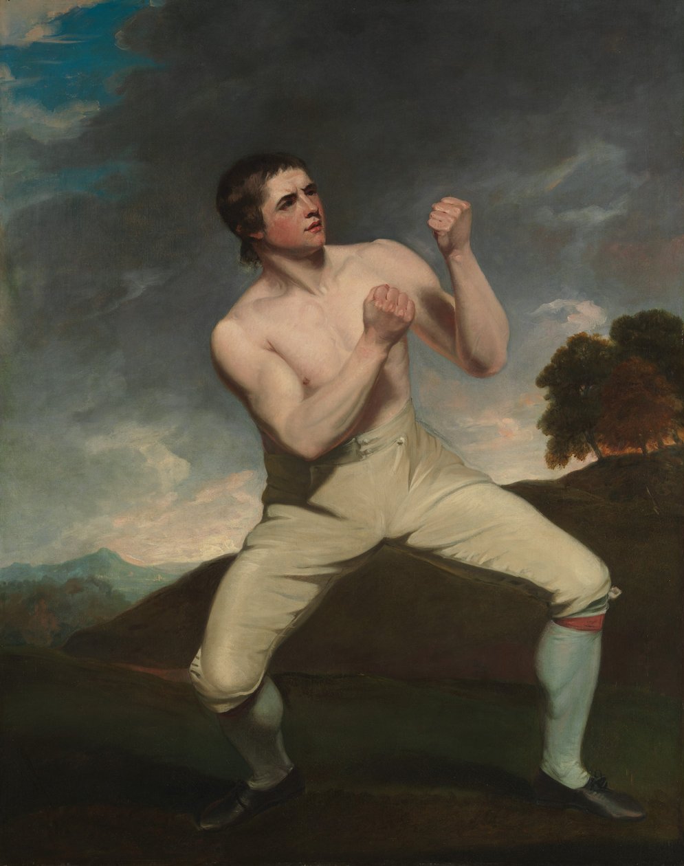 Richard Humphreys, bokser. autorstwa John Hoppner