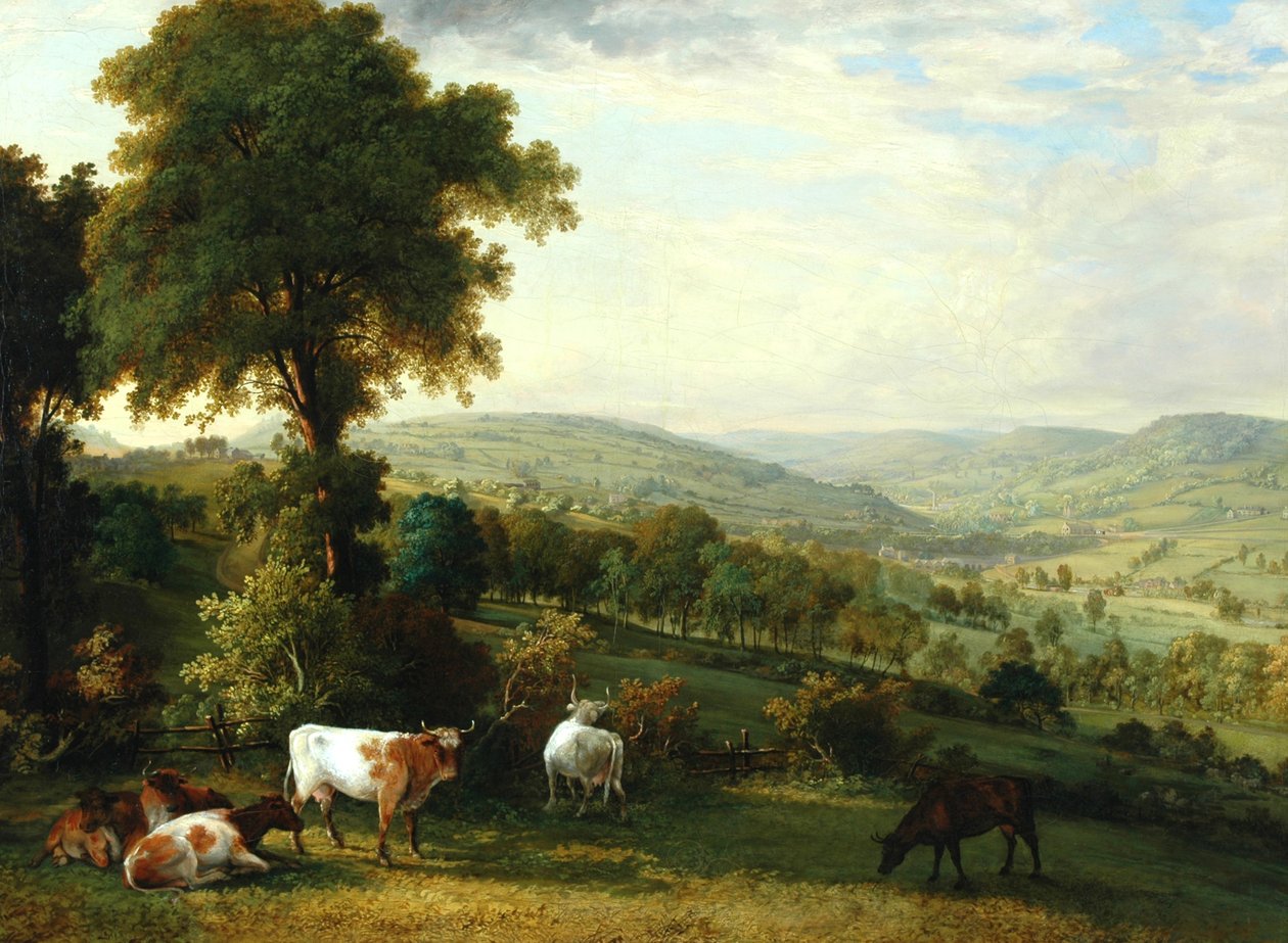 Widok na dolinę Shibden autorstwa John Horner