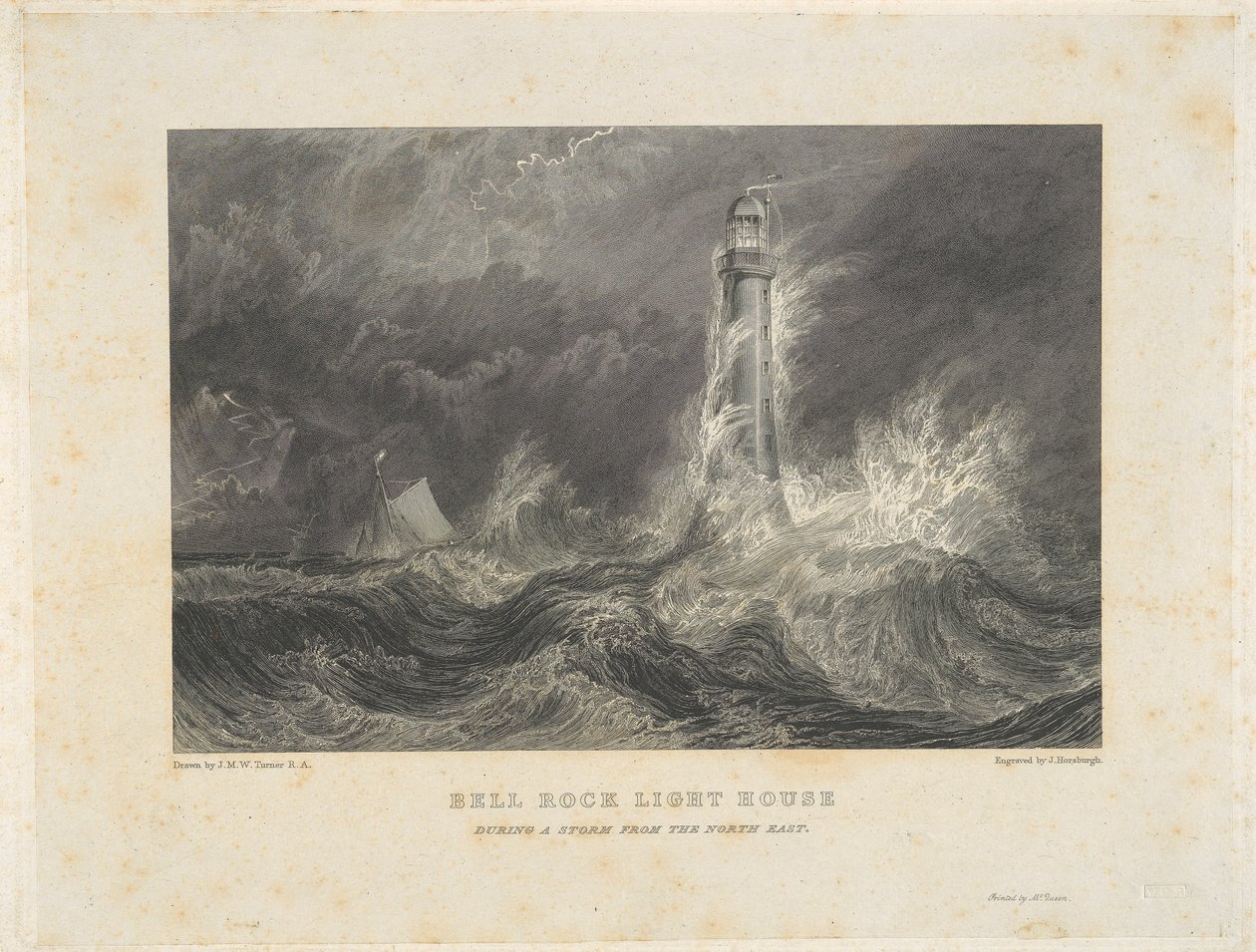 Latarnia morska Bell Rock autorstwa John Horsburgh
