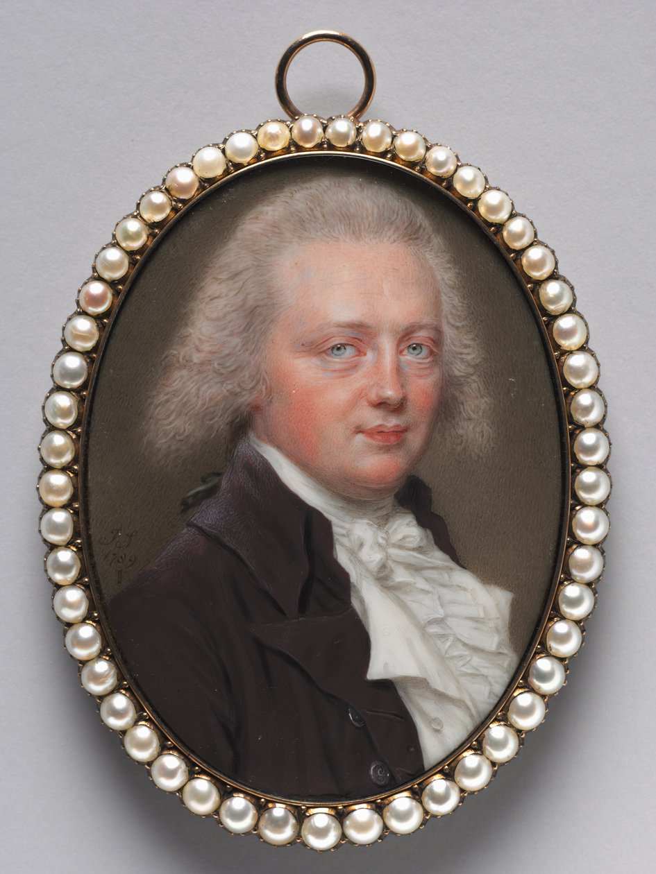 Portret mężczyzny, 1789. autorstwa John I. smart