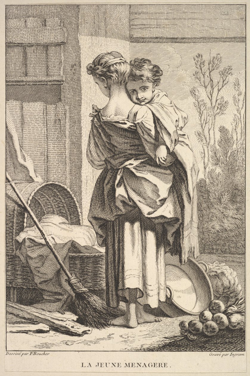 Młoda Gospodyni, 1741-63. autorstwa John Ingram