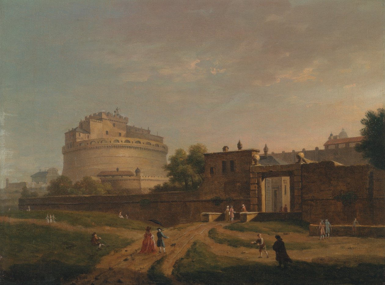 Castel Sant Angelo, Rzym autorstwa John Inigo Richards