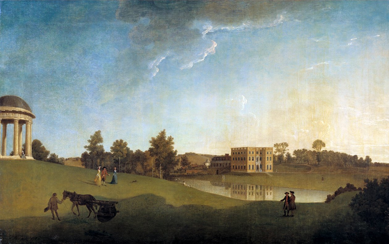 „Halswell House, Somerset”, 1764 autorstwa John Inigo Richards