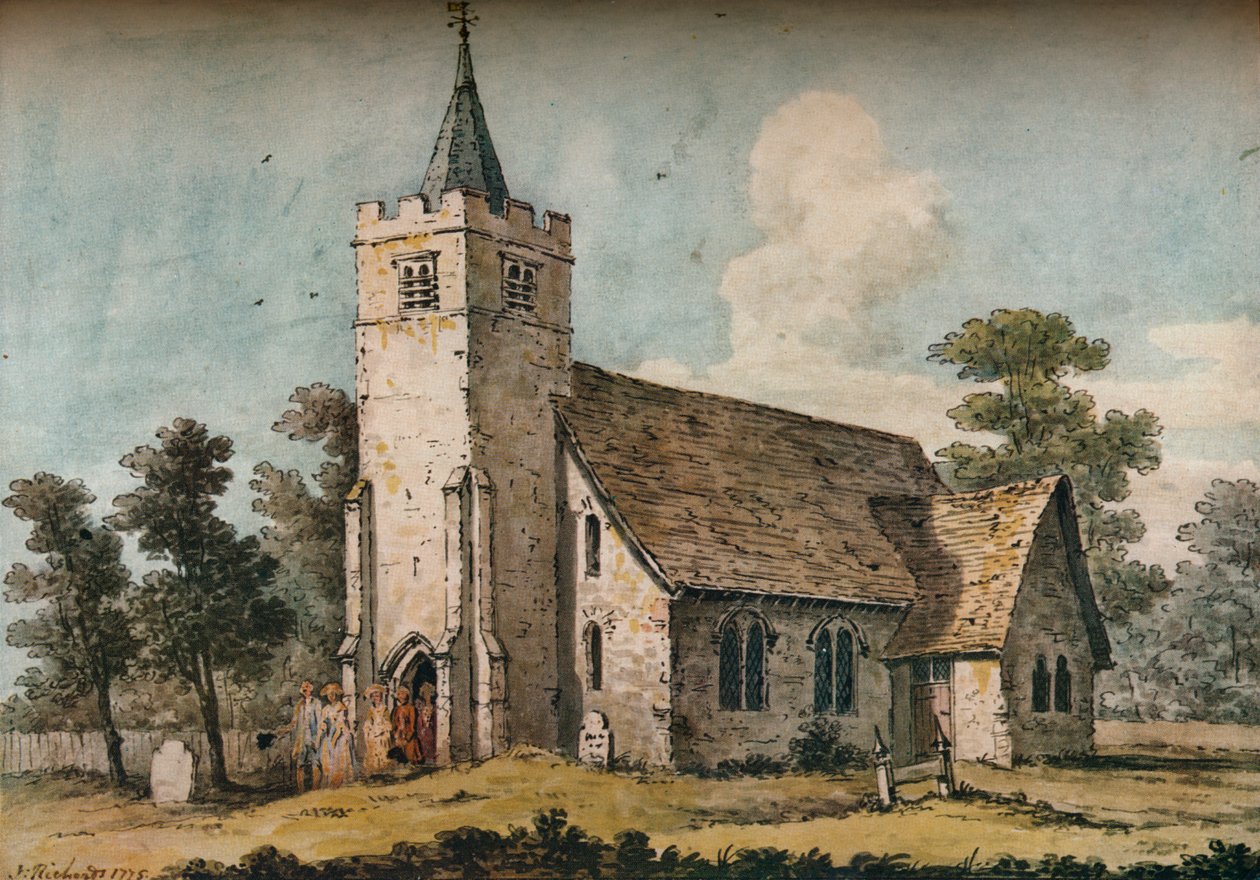 Kościół Hayes, Kent, 1775 autorstwa John Inigo Richards
