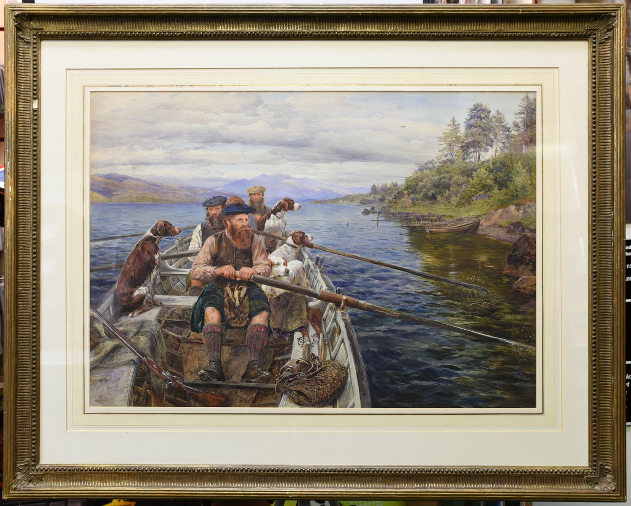 Wiosłowanie do Moor autorstwa John Isaac Richardson