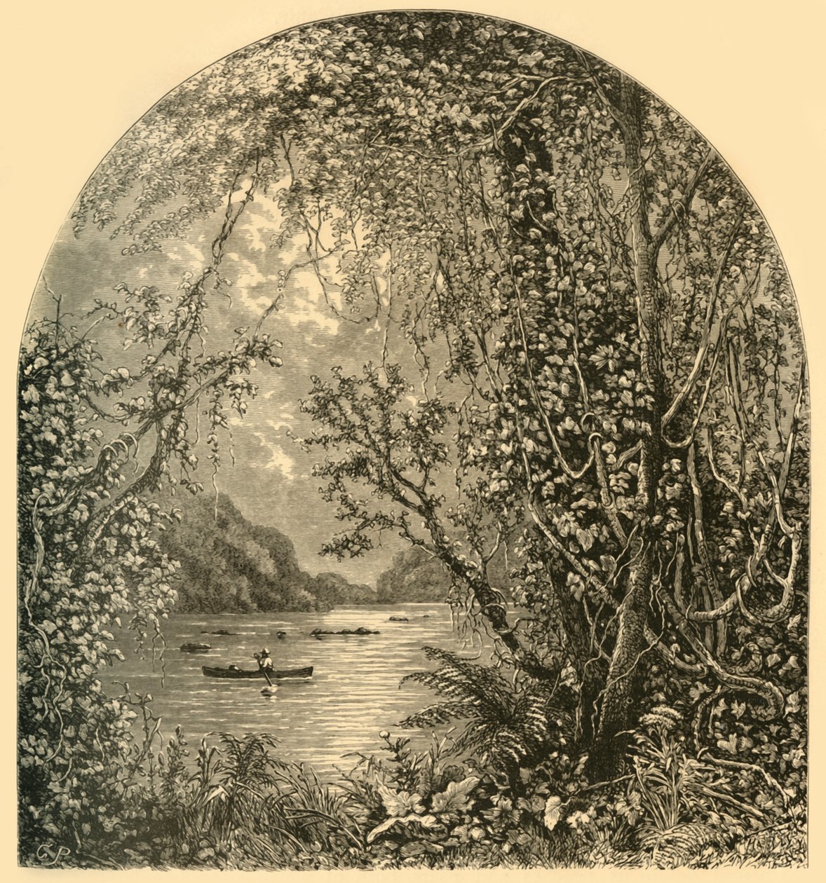 „Potomac nad promem Harpera”, c1870. autorstwa John J. Harley