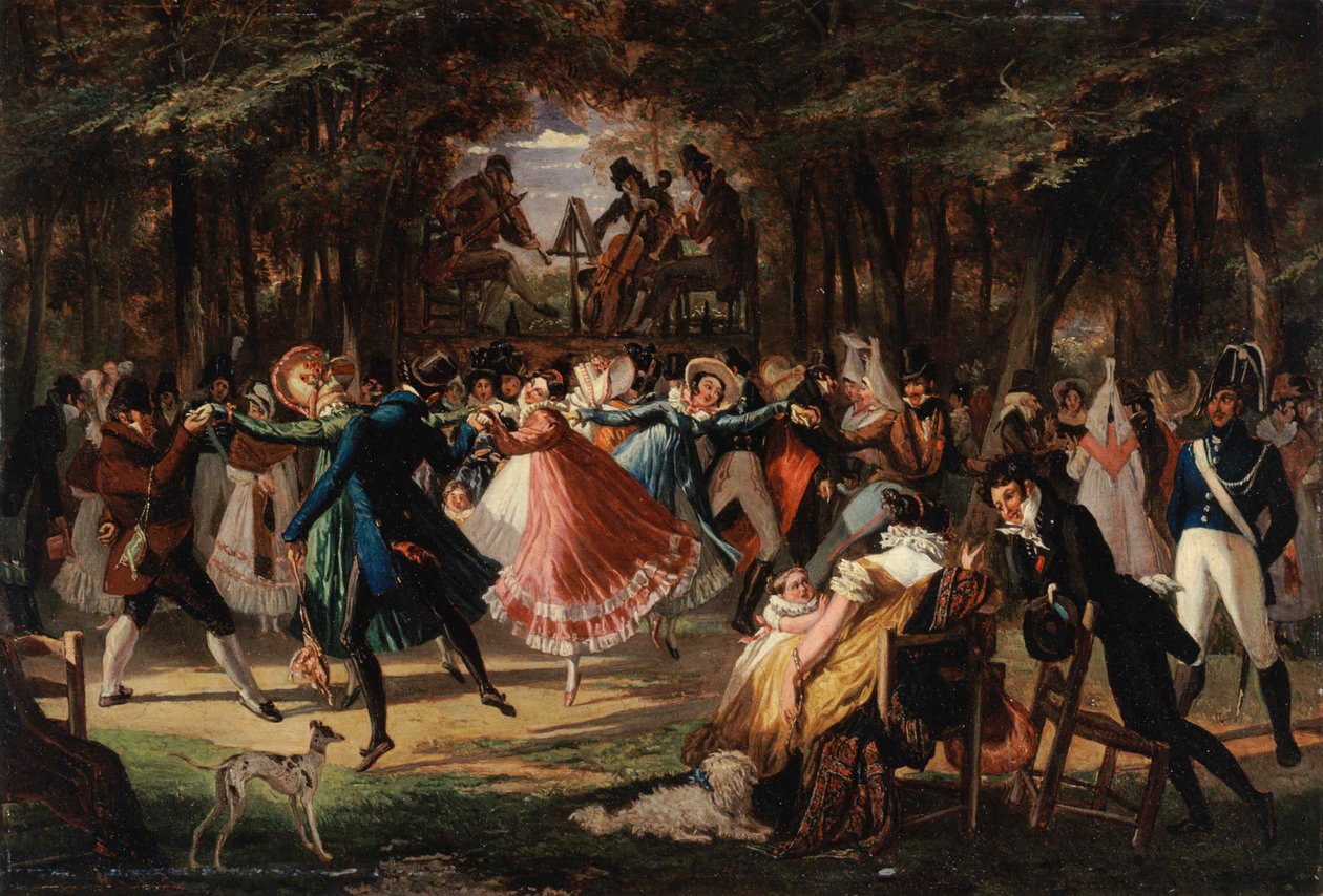 Bal publiczny, 1818. autorstwa John James Chalon