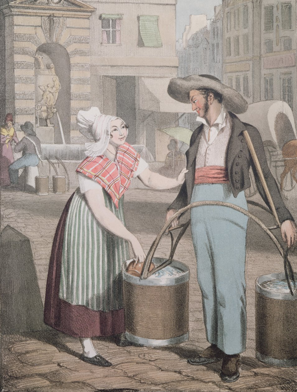 Nosiciel wody, 1821 autorstwa John James Chalon