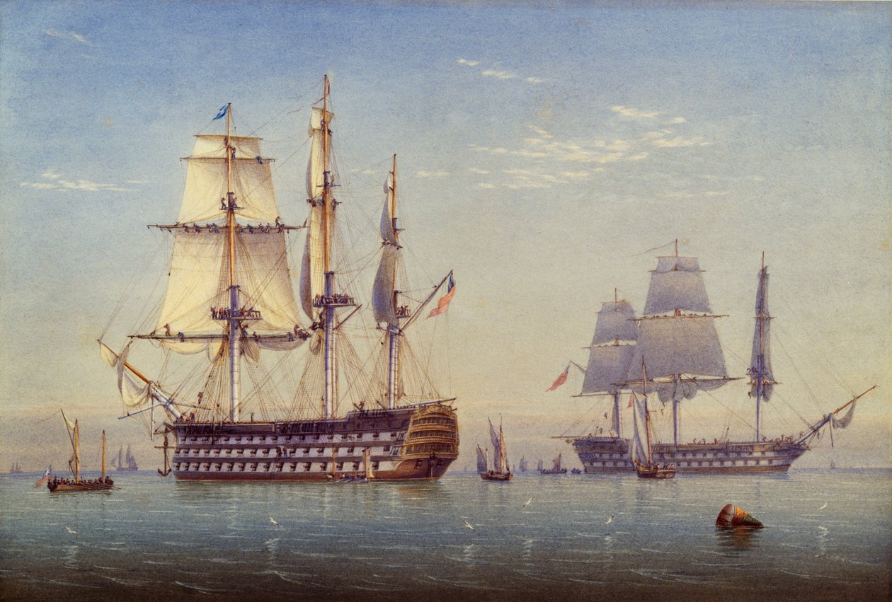 Statki linii, 1825-1840 autorstwa John Joy