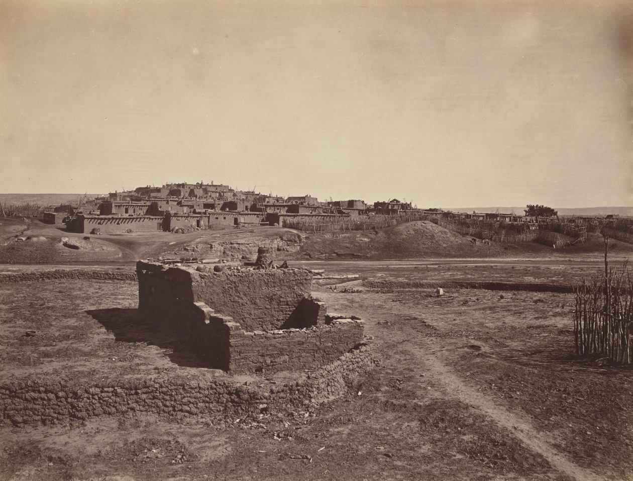 Zuni Pueblo, 1879 r. (zdjęcie) autorstwa John K. Hillers