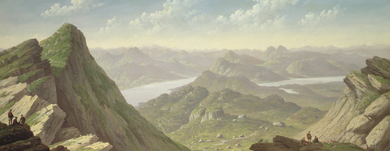 Widok północno-zachodni z Ben Lomond autorstwa John Knox