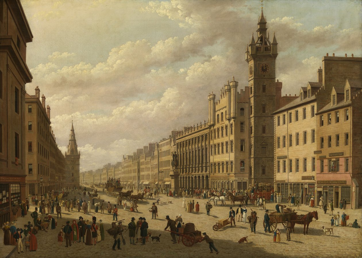 Trongate w Glasgow autorstwa John Knox