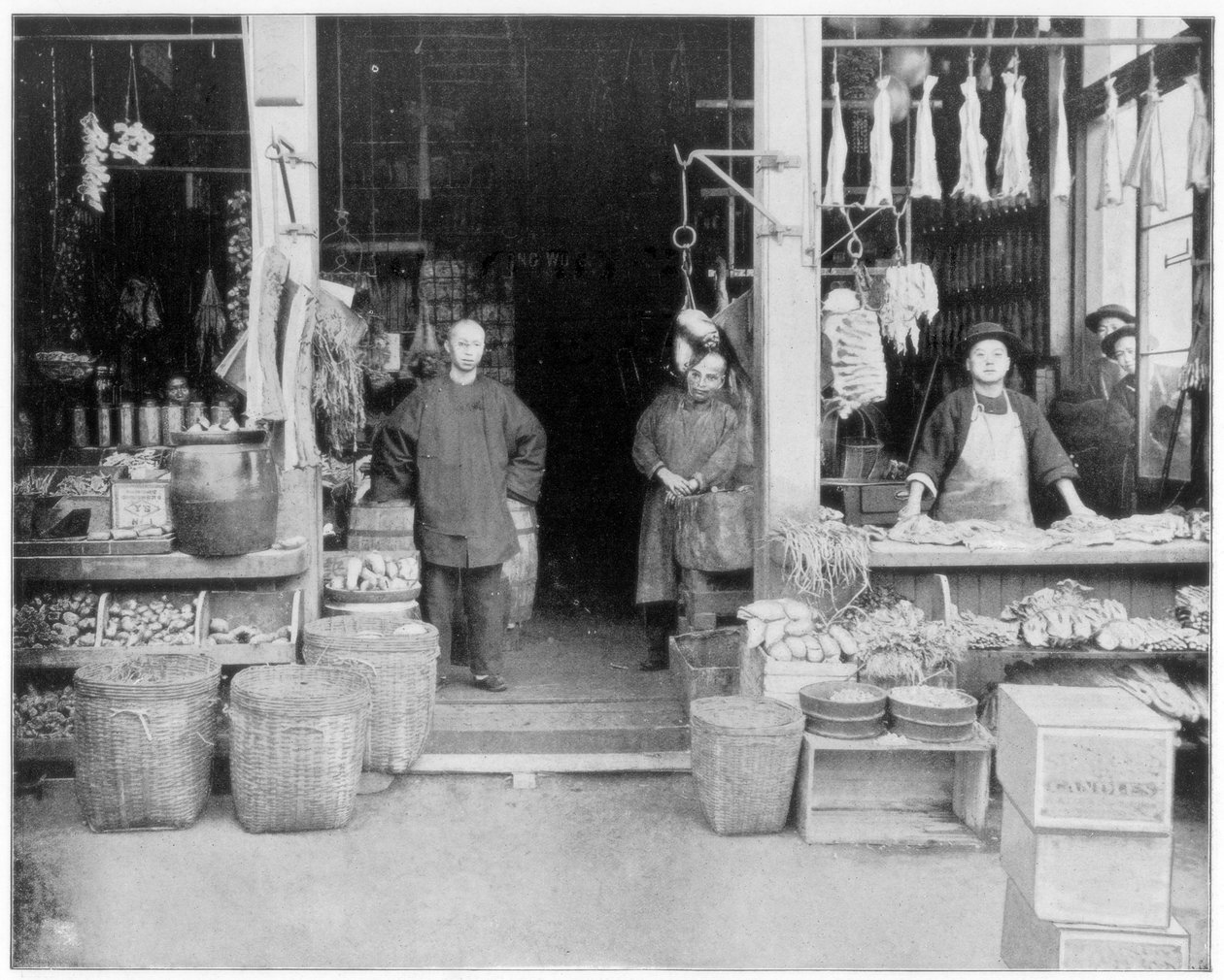 Chinatown, San Francisco, koniec XIX wieku. autorstwa John L. Stoddard