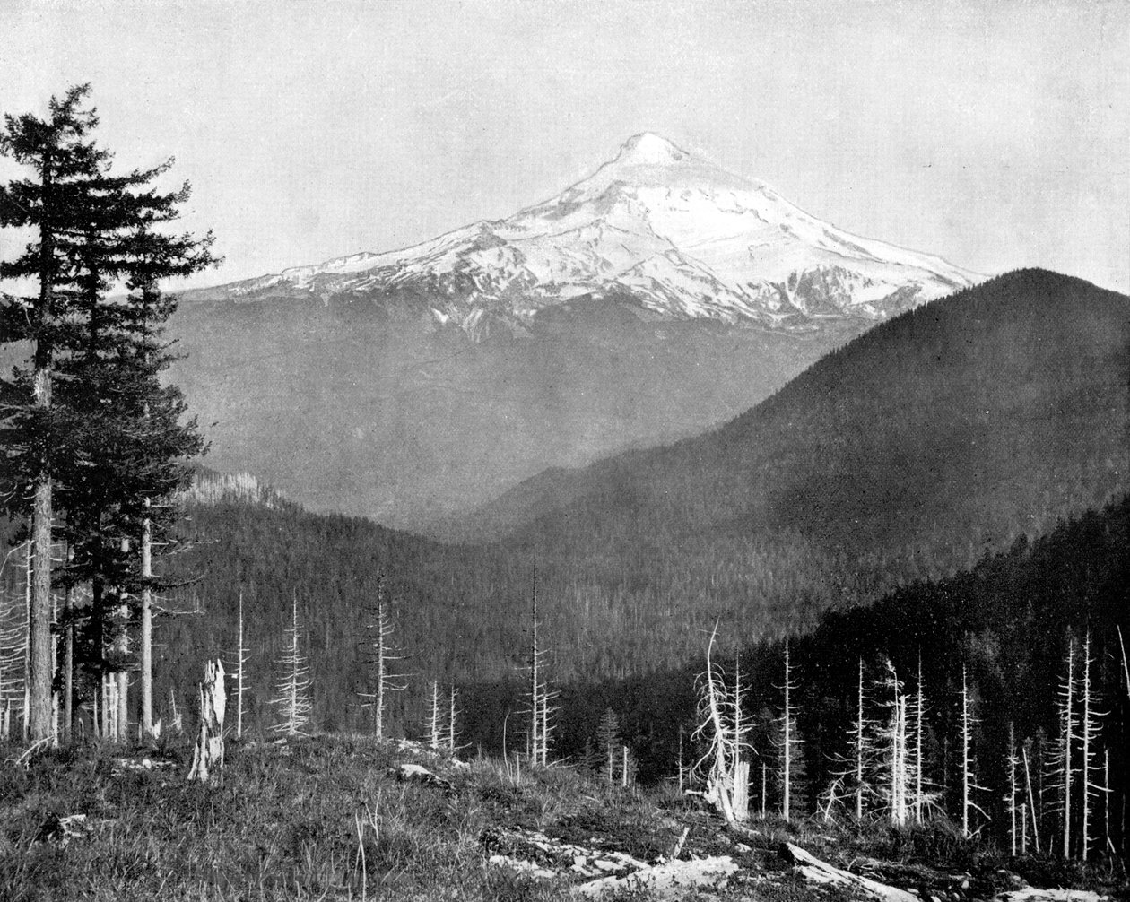 Mount Hood, Oregon, USA, 1893. autorstwa John L. Stoddard