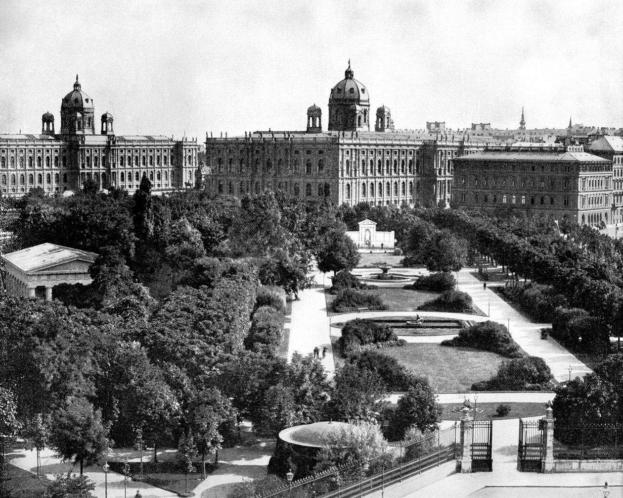 Volksgarten i Tezeum, Wiedeń, Austria, 1893. autorstwa John L. Stoddard