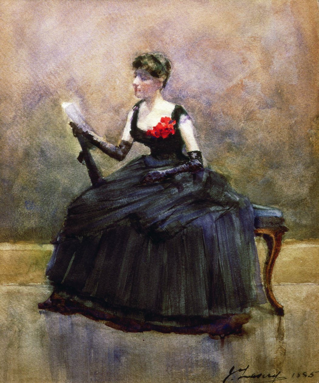Na balu (wc na papierze) autorstwa John Lavery